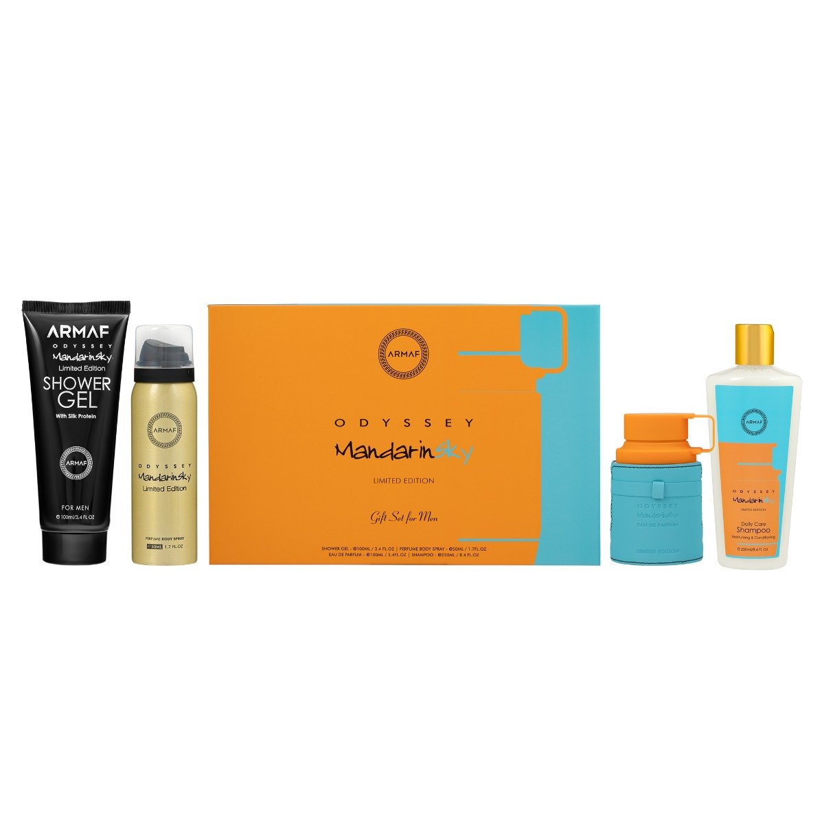 Odyssey Mandarin Sky Four Piece Giftset – ARMAF UK